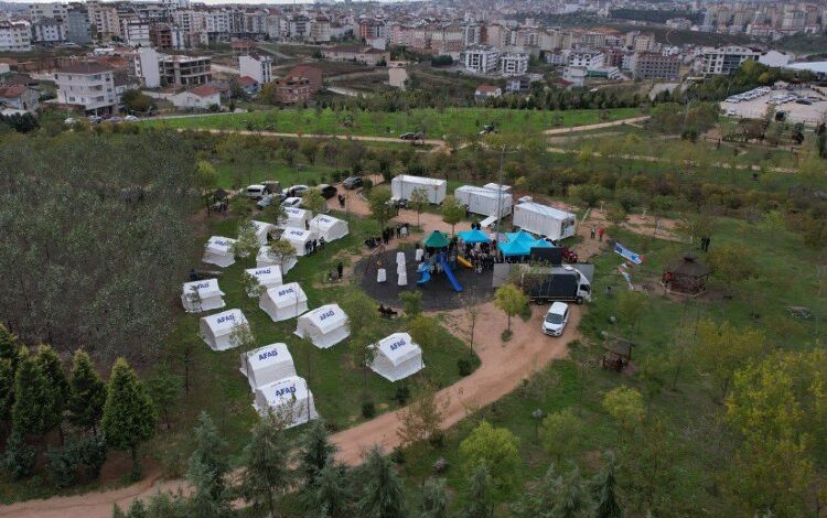 Çağdaşkent Geçici Barınma Alanı’nın tanıtımı yapıldı