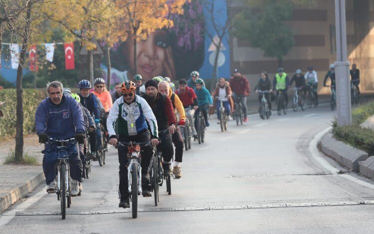 İzmit’te pedallar erozyonla  mücadeleye çevrildi