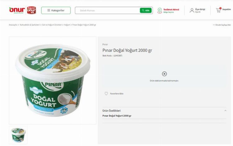 Bir skandal da Onur Market ve Pınar Yoğurt’tan! Ticaret Bakanlığı denetim yapmıyor mu? Bir skandal da Onur Market ve Pınar Yoğurt’tan! Ticaret Bakanlığı denetim yapmıyor mu?