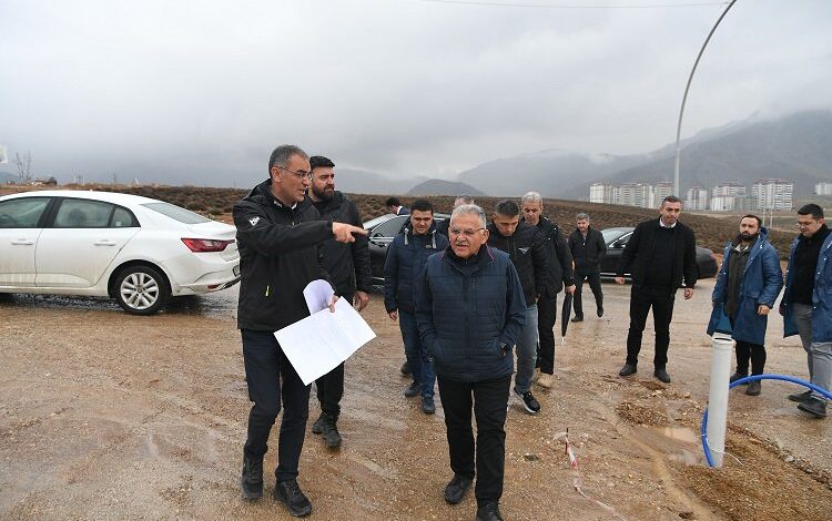Memduh Büyükkılıç’tan konteyner kente inceleme