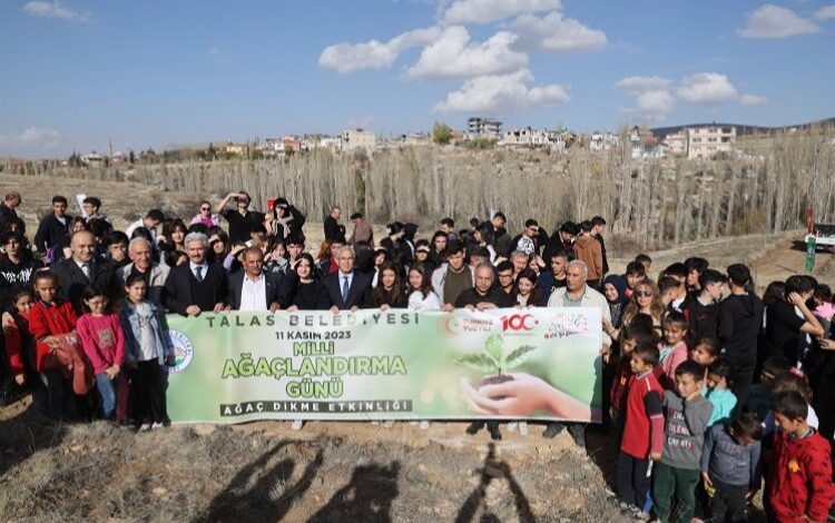 Kayseri Talas’ta ağaç dikme seferberlği