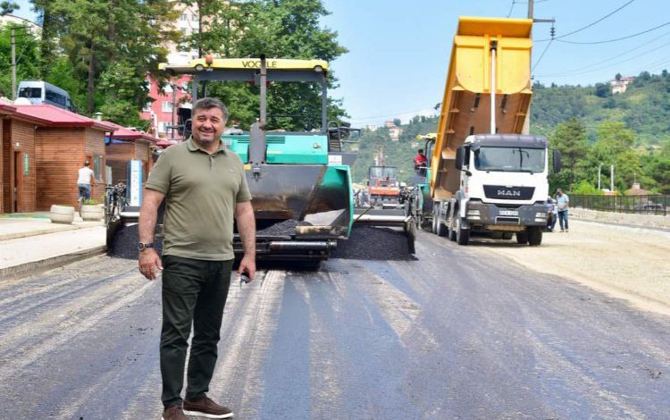 Giresun’da asfalt seferberliği Giresun’da asfalt seferberliği