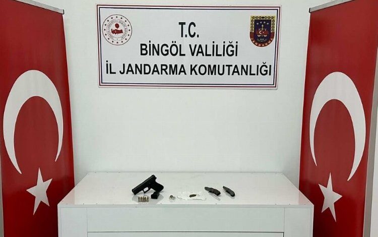 Bingöl’de uyuşturucu ve silah ele geçirildi