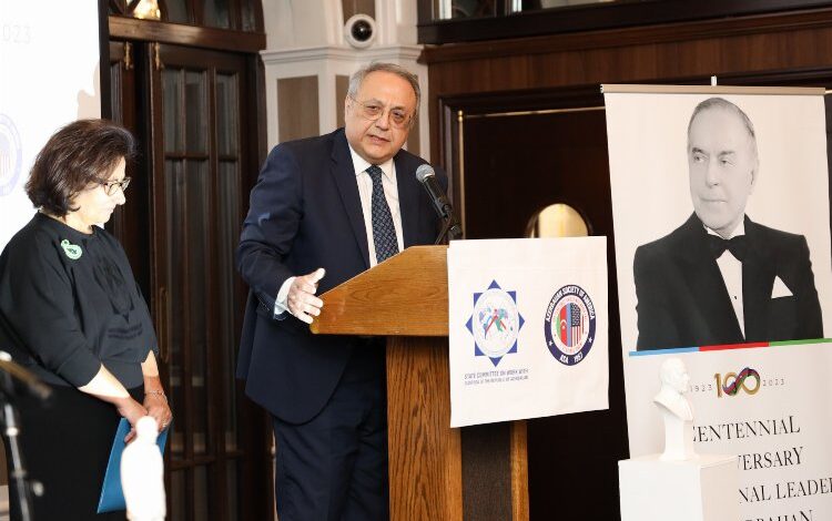 Aliyev, doğumunun 100. yılında New York’ta anıldı Aliyev, doğumunun 100. yılında New York’ta anıldı