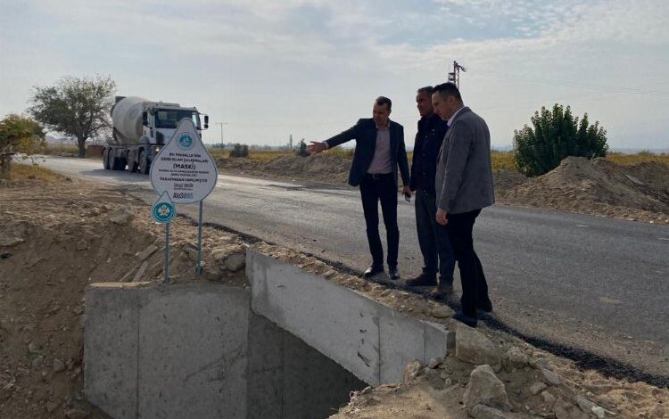 Manisa’da menfez çalışmaları sürüyor