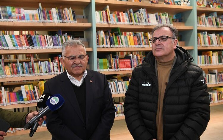 Kayseri’ye 10’uncu kütüphane yolda Kayseri’ye 10’uncu kütüphane yolda