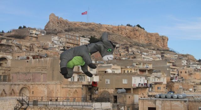 Kadrolu eşek, Mardin semalarında