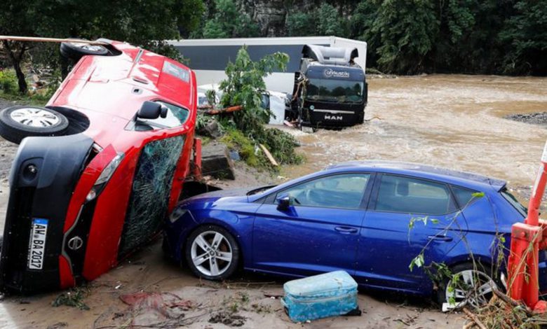Şiddetli yağışlar Avrupa’yı da vurdu Şiddetli yağışlar Avrupa’yı da vurdu