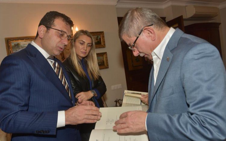 İmamoğlu’ndan Davutoğlu ailesine ziyaret