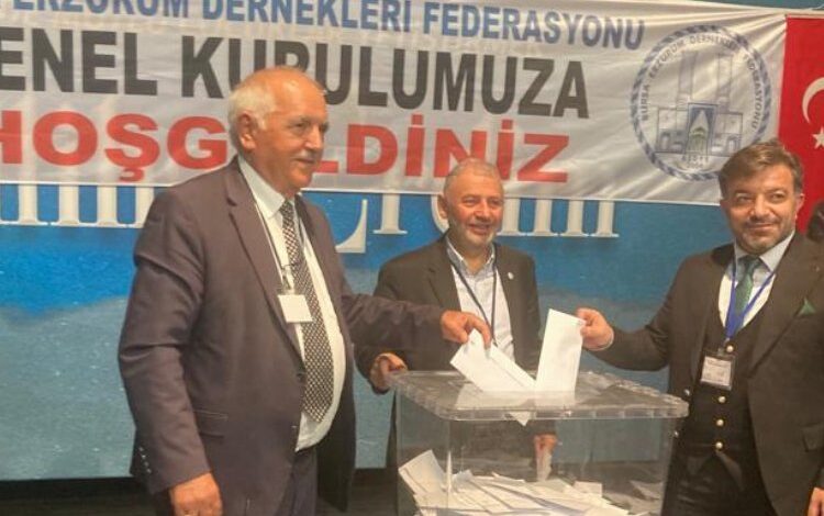 Bursa Erzurum Dernekleri Federasyonu’nda Ömeroğulları güven tazeledi