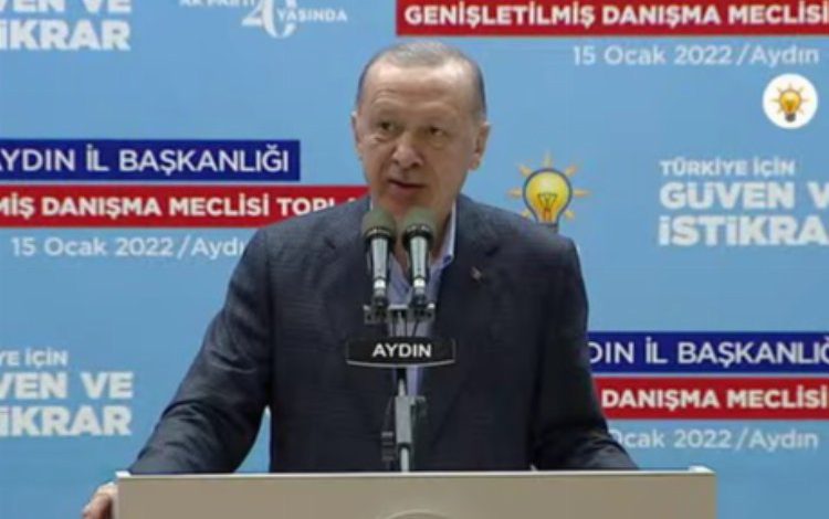 Cumhurbaşkanı Erdoğan Aydın’da partililere sesleniyor