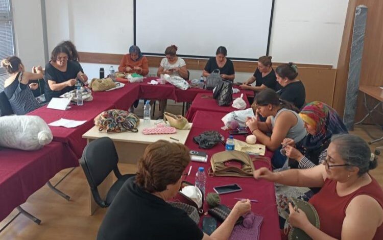 Muğla Milas’ta el sanatları kurslarına yoğun ilgi