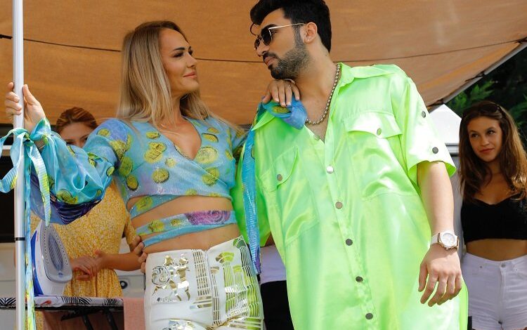 Survivor Nagehan klip çekiminde Survivor Nagehan klip çekiminde