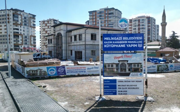 Kayseri Melikgazi’den yeni kütüphane Kayseri Melikgazi’den yeni kütüphane