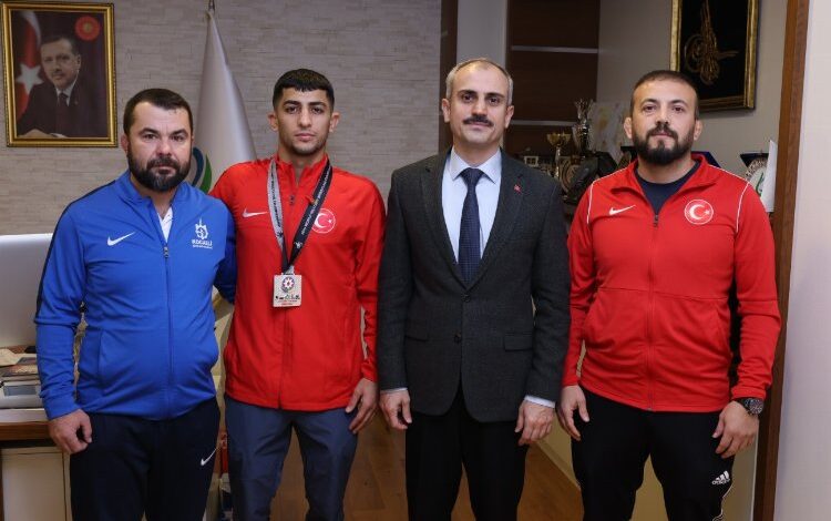 Başkan Çiftçi, Dünya ikincisini ağırladı