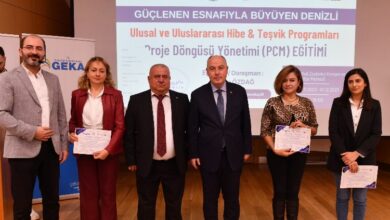 ‘Güçlenen esnafıyla büyüyen Denizli’ projesi sertifikalandırdı