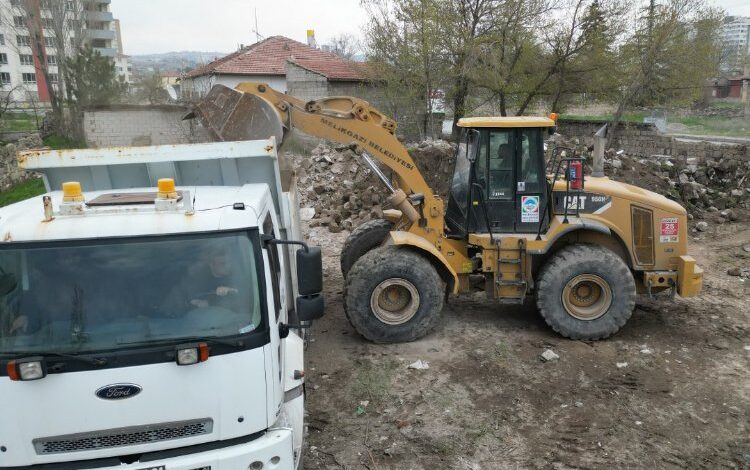 Kayseri Melikgazi’de hafriyat çalışması