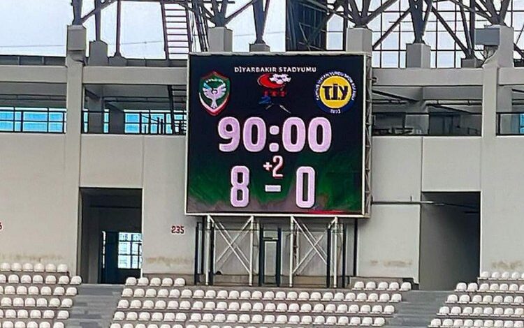 Amedspor rakibini gol yağmuruna tuttu Amedspor rakibini gol yağmuruna tuttu