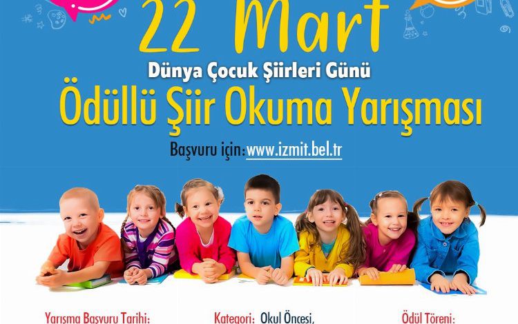 Kocaeli İzmit Belediyesinin ödüllü şiir okuma yarışması sonuçlandı