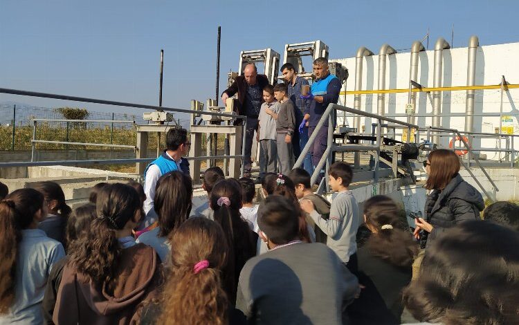 Salihlili öğrencilerden Atıksu Arıtma Tesisi’ne mercek