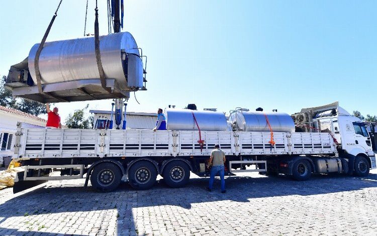 Süt üreticilerine tank desteği Süt üreticilerine tank desteği