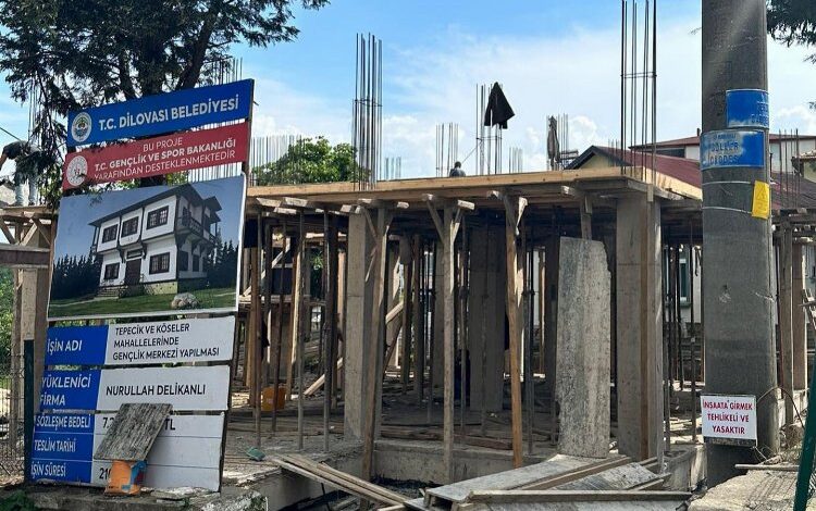 Dilovası’nda Tepecik Mahalle Konağı şekilleniyor