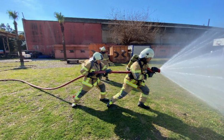 Kocaeli itfaiyesinden Hatay’da eğitim