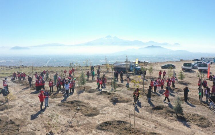 Kayseri Kocasinan’dan Kızılay Haftası’na özel ‘yeşil’ adım