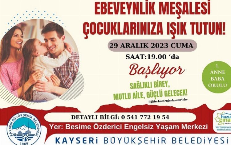 KAYMEK ebeveynlik meşalesini yaktı