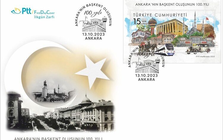 PTT’den Başkent Ankara’ya özel pul PTT’den Başkent Ankara’ya özel pul