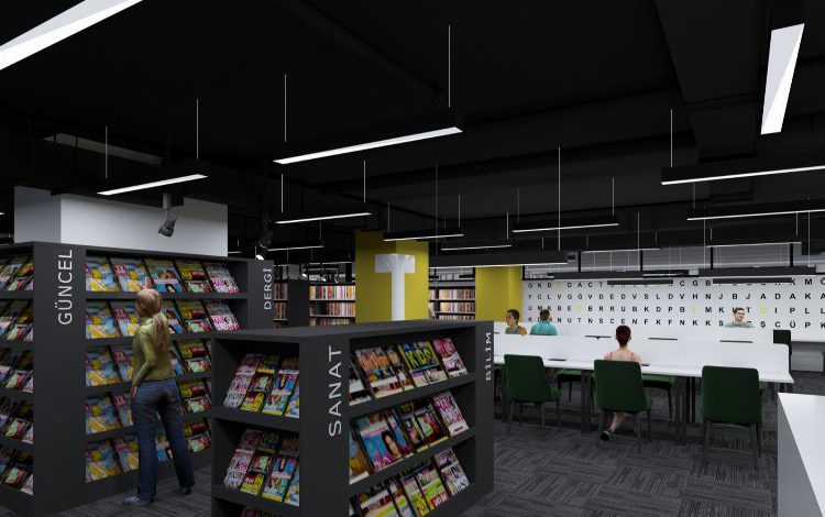 Kocaeli İzmit’te Z kuşağına hitap edecek kütüphane Kocaeli İzmit’te Z kuşağına hitap edecek kütüphane