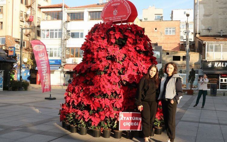 Kocaeli’den 85. yılda 1085 Atatürk çiçeği