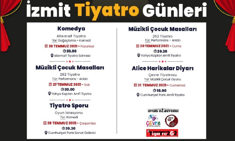 İzmit Belediyesi’nden yerel tiyatroculara destek