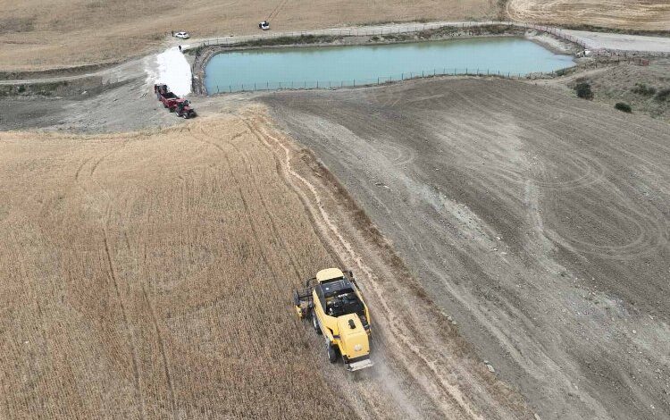 Göletler çiftçinin yüzünü güldürüyor
