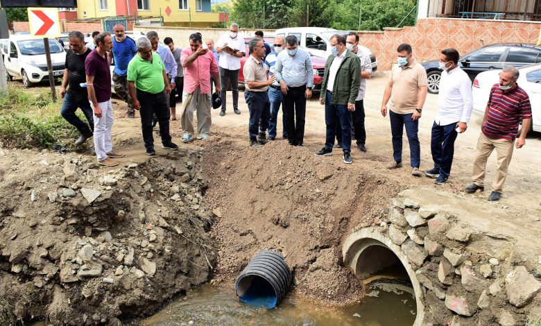 Bursa Yıldırım’da sel seferberliği