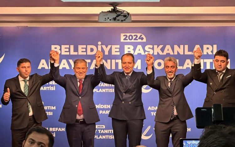 Yeniden Refah Bursa’da üç ilçe adayını açıkladı Yeniden Refah Bursa’da üç ilçe adayını açıkladı
