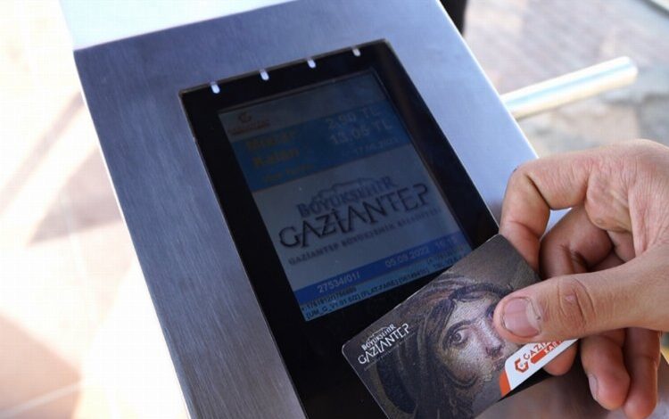 Gaziantep’te aylık temassız kullanım 1 milyon Gaziantep’te aylık temassız kullanım 1 milyon
