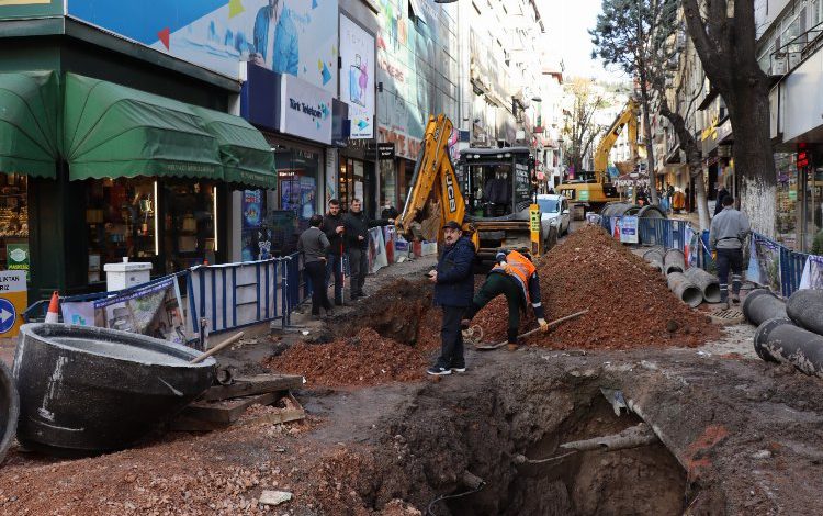 Kocaeli İzmit’te altyapı çalışması