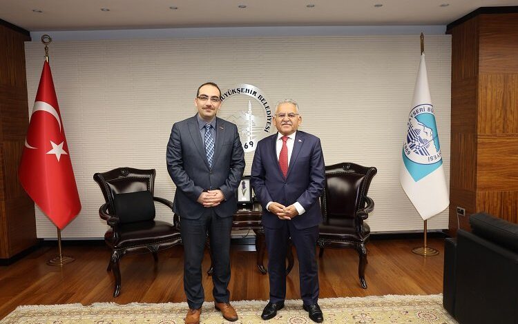 Kayseri Büyükşehir’e Özdemir’den veda ziyareti