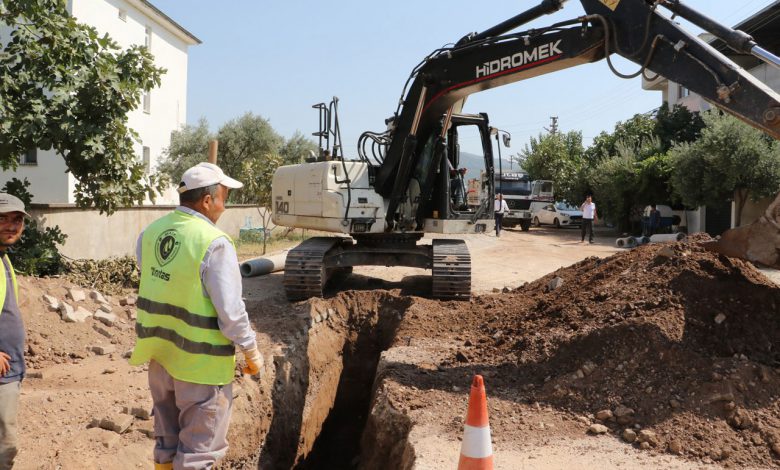 Manisa Urganlı’da alt ve üstyapı çalışmaları