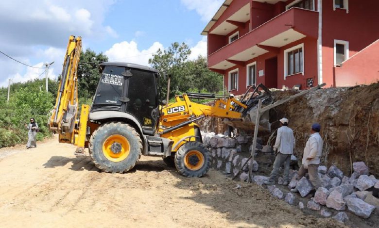 Çubuklu Osmaniye Mahallesi’ne istinat duvarı