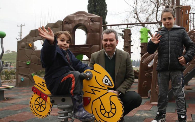 İzmir Bergama’da çocuklar için park yeniliği