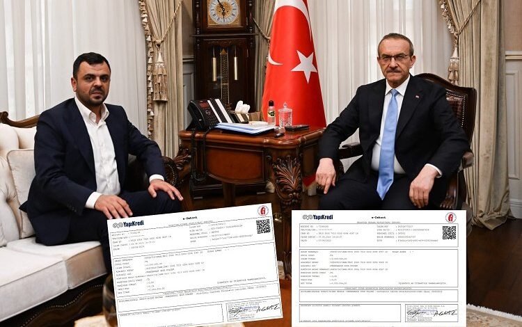 Vali Yavuz’dan Ergünler Lojistik’e Bağış teşekkürü