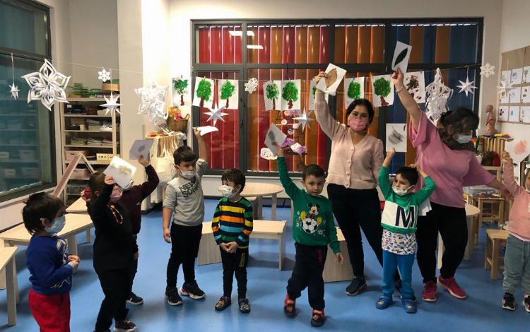 Kocaeli İzmit’te minikler derslerde doğayı tanıyor