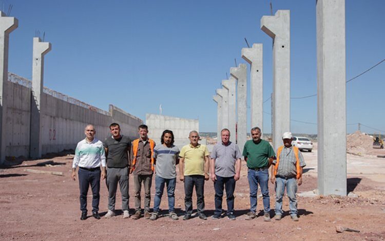 Kütahya’da İnköy Küçük Sanayi Sitesi yükseliyor Kütahya’da İnköy Küçük Sanayi Sitesi yükseliyor