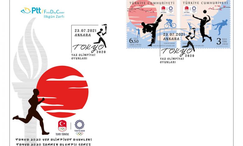 PTT’den Tokyo 2020 için özel pul ve zarf