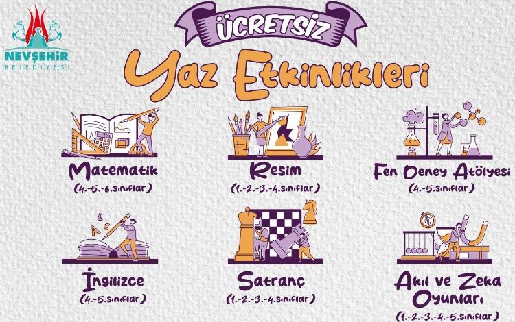 Nevşehir Belediyesi’nin gönüllü yaz eğitimleri başlıyor Nevşehir Belediyesi’nin gönüllü yaz eğitimleri başlıyor