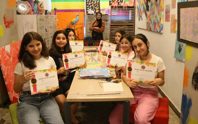Gaziantep’te Çocuk Sanat Merkezi’nde kurslar tamamlandı