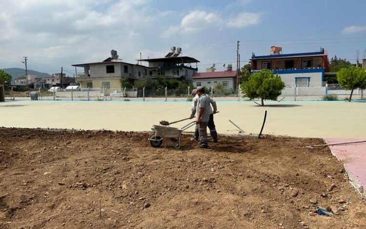 Hatay’da yeşil alanlar düzenleniyor