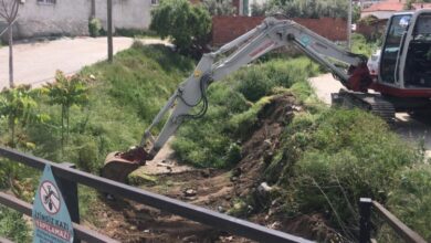 Manisa Gölmarmara’da taşkınlara karşı tedbir